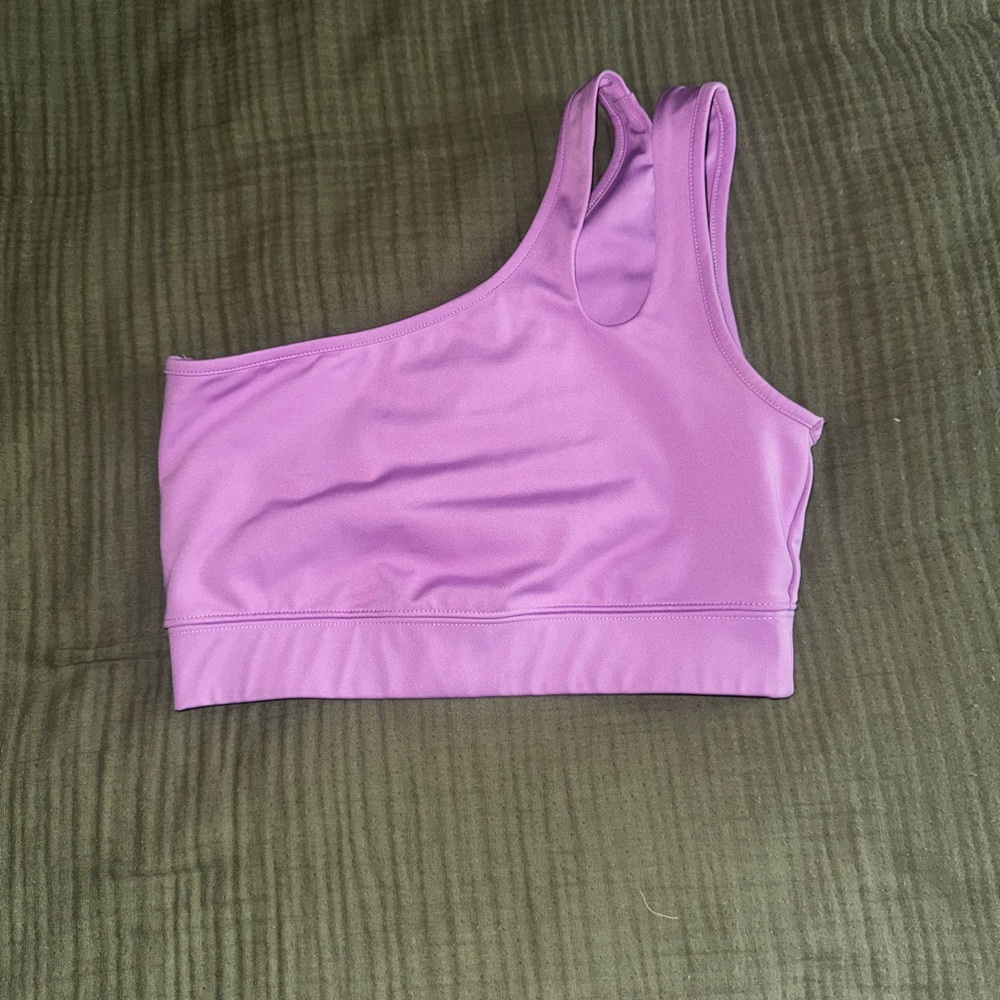 Year of Ours Robin Bra - Purple One-Shoulder